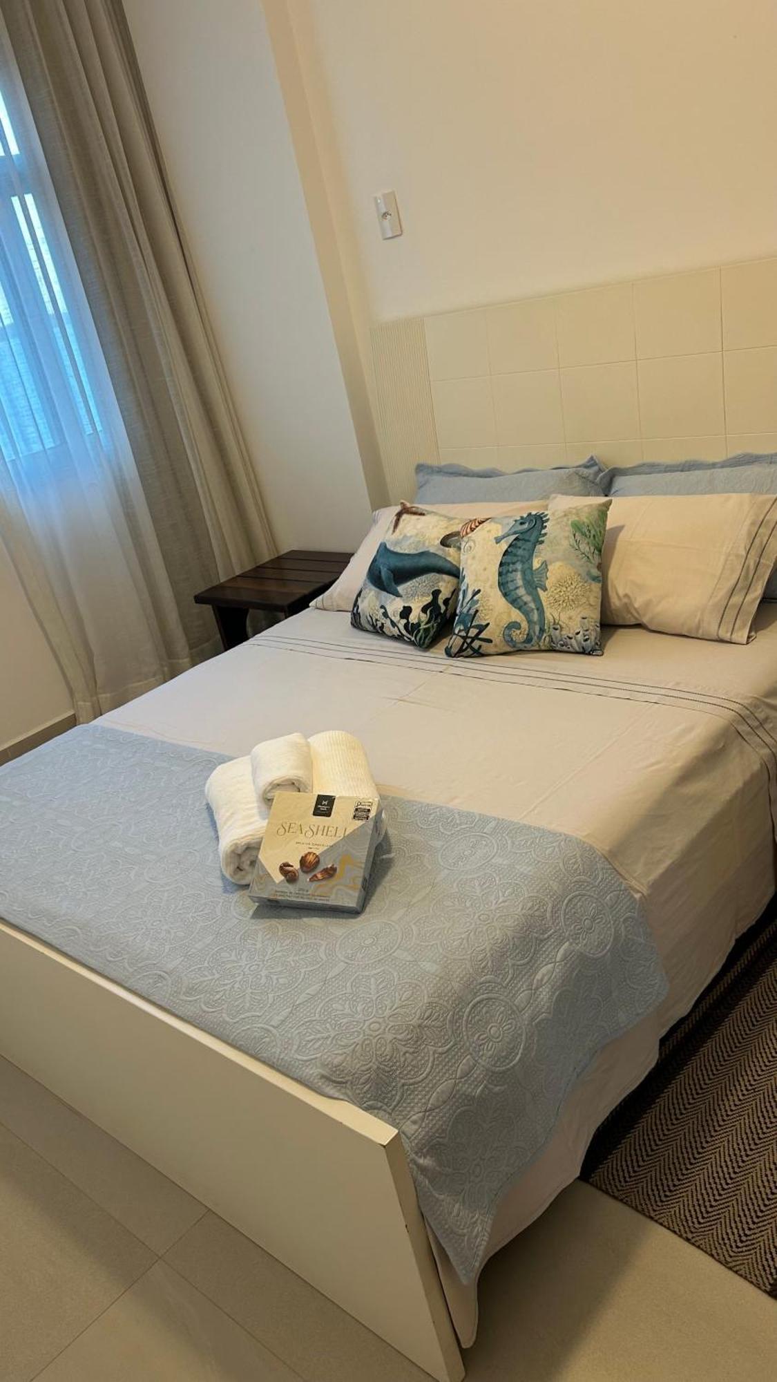 Apartamento Vista Do Mar, Pe Na Areia E Aguas Tranquilas, No Cento De Гуарапари Экстерьер фото